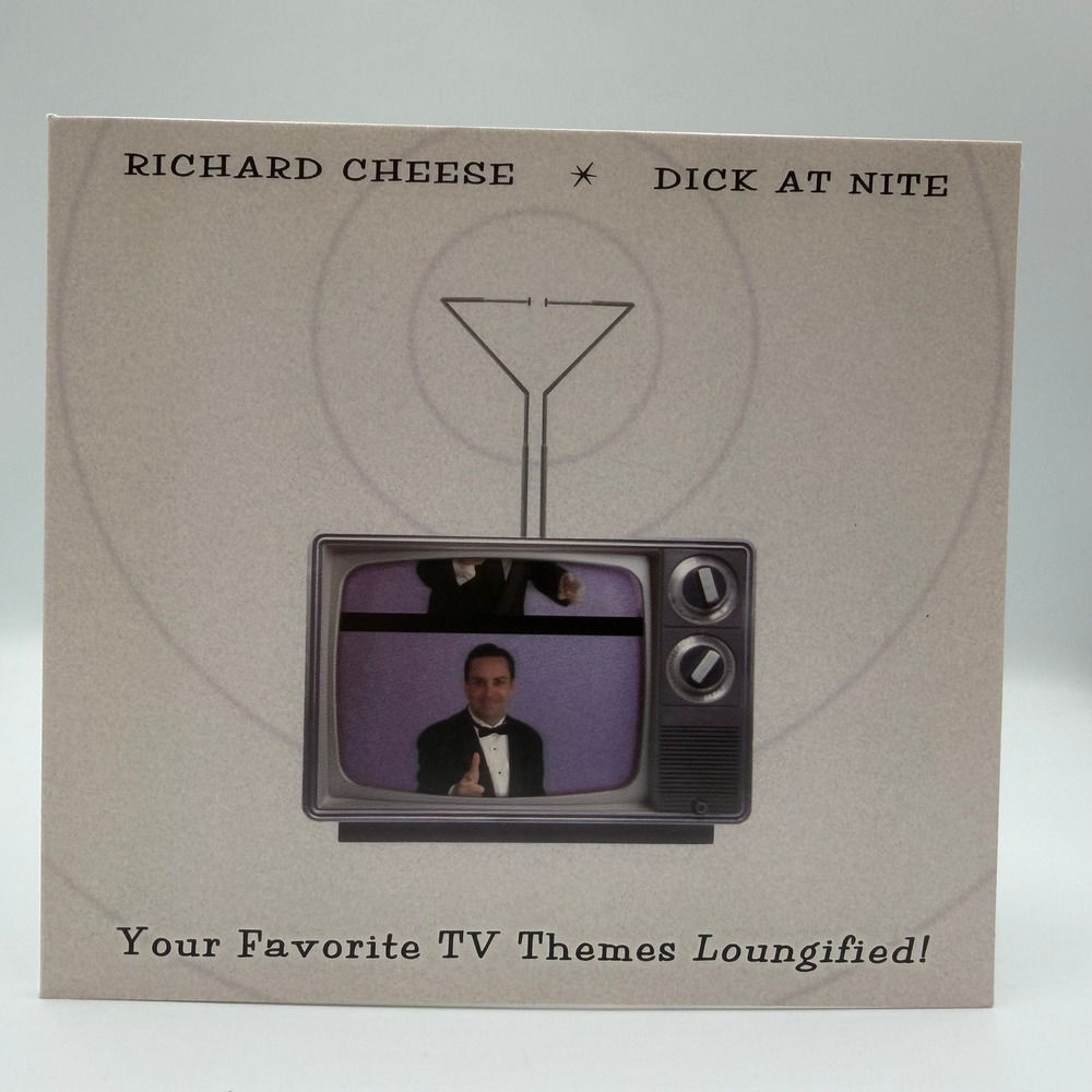 Richard Cheese Dick At Nite CD 2007 TV Themes Loungified IDTCR-07b Lounge Comedy